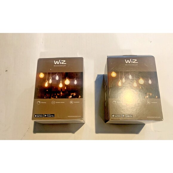 WIZ FILAMENT G25LED WORKS WITH GOOGLE ASSISTANT - NEW (SEE PHOTOS) LOT(2) - Picture 5 of 6